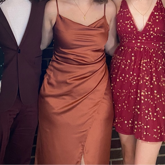 Lulus Dresses & Skirts - Burnt Orange Formal Dress
